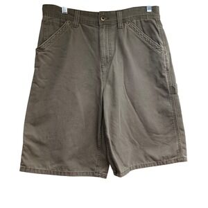 Urban Pipeline UP Carpenter Shorts Boys 18H (Husky) Cotton Casual Green RN 73277